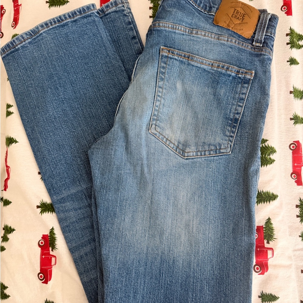True Craft - Men's Light Blue Straight Cut Jeans - 32x34